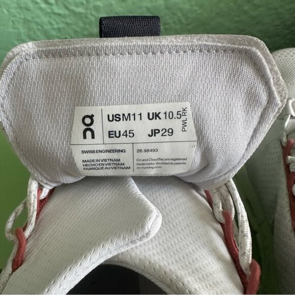 On Cloudnova Limelight Mesh Running Shoes Men sz 11 - Picture 14 of 14